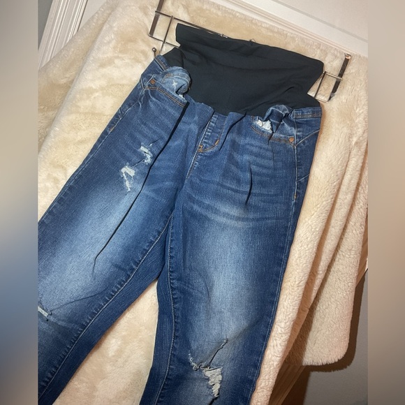 Indigo Poppy Maternity Jeans - Picture 2 of 5